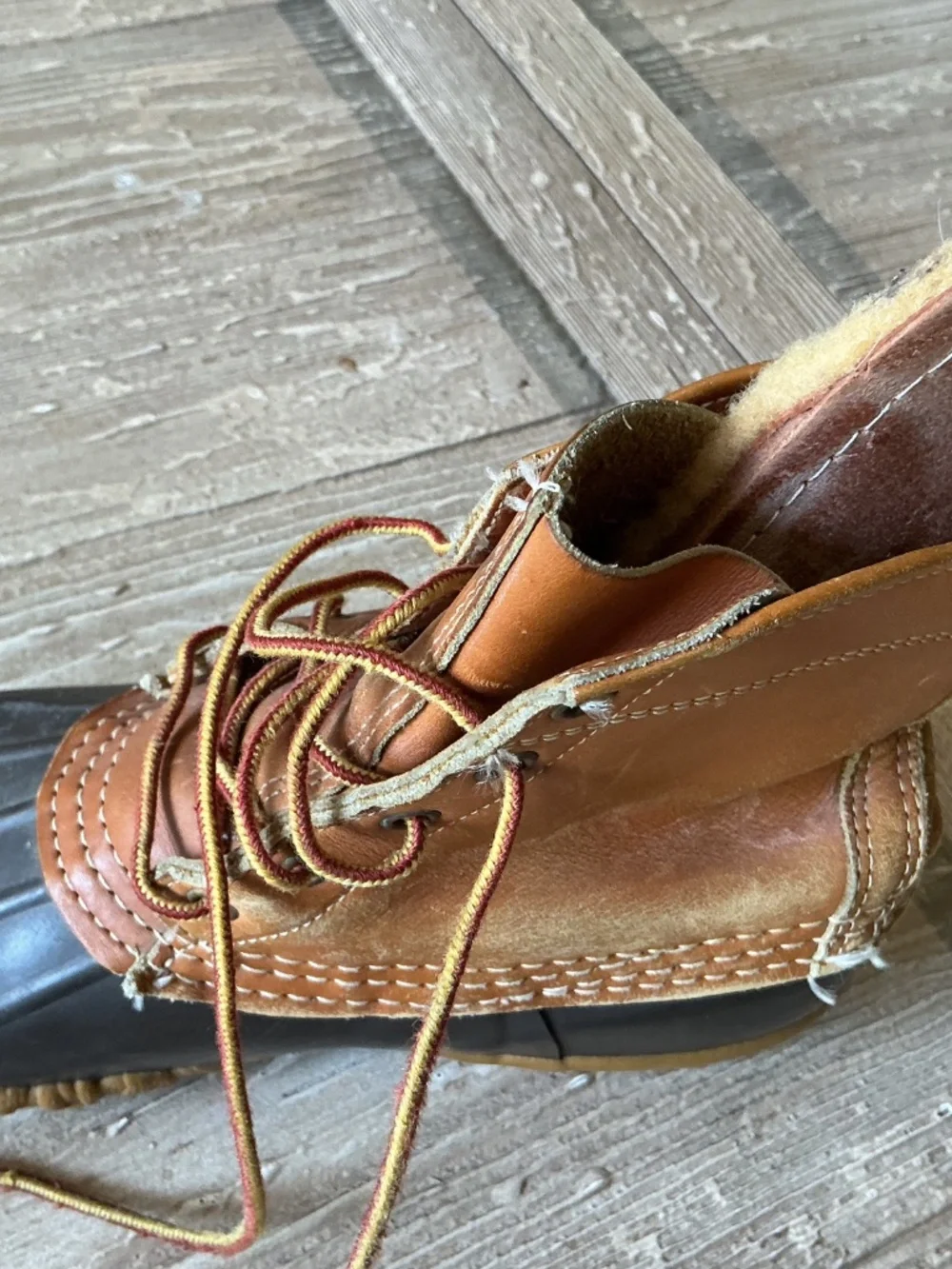Vintage early 80s LL Bean Maine Hunting Shoe, size 7M